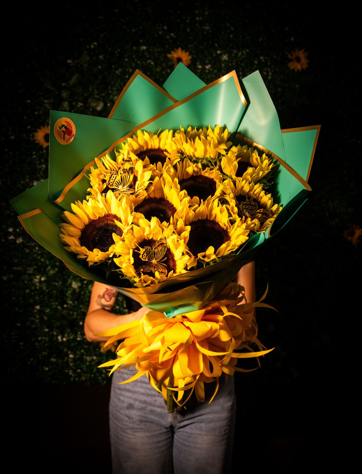 Ramo de 20 Girasoles Gigantes