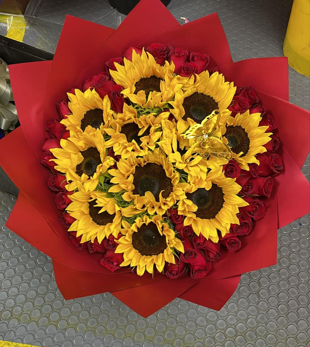 Ramo de 20 Girasoles Gigantes